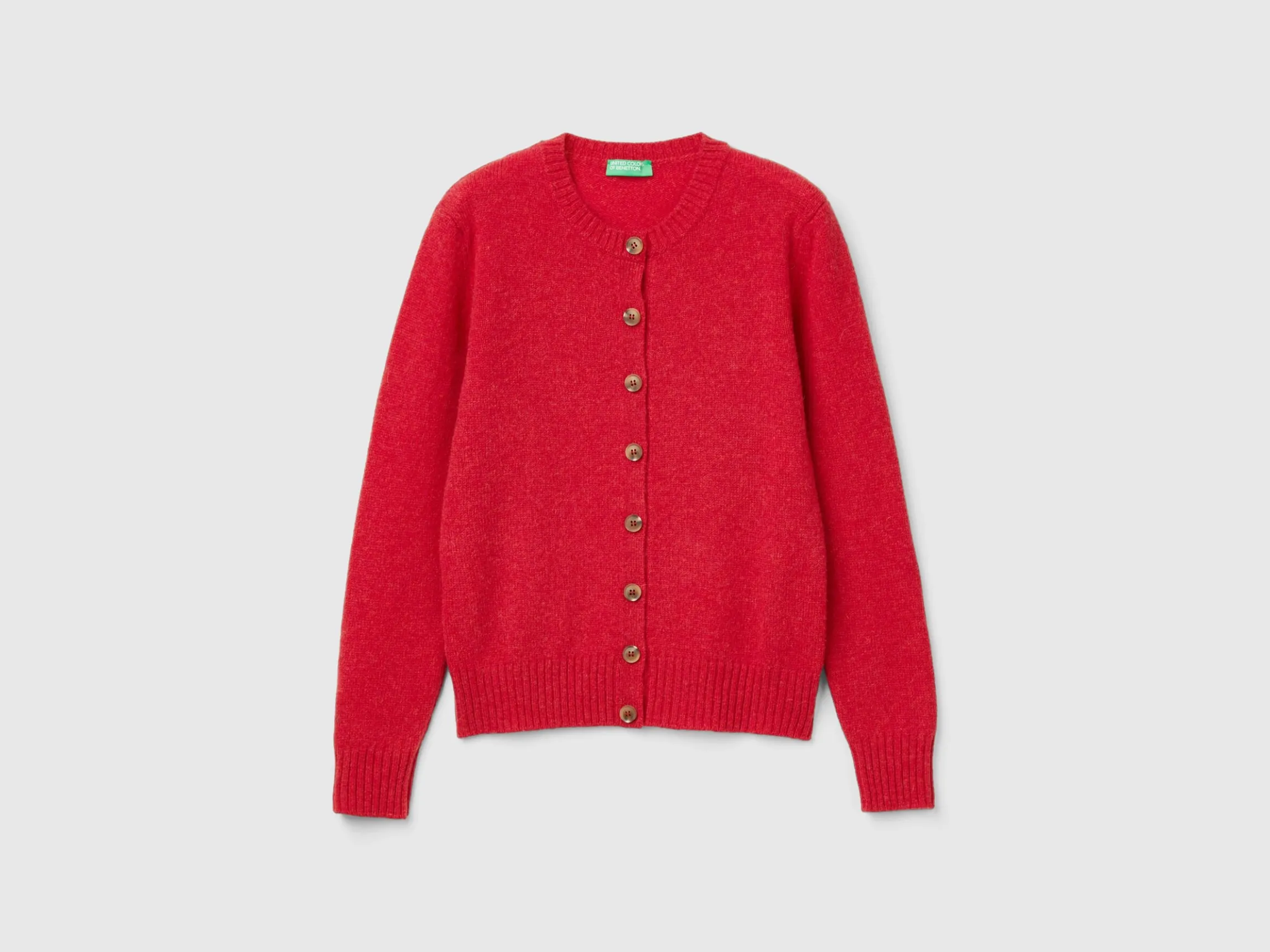 Cardigan in pure Shetland wool