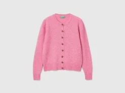 Cardigan in pure Shetland wool