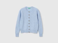 Cardigan in pure Shetland wool