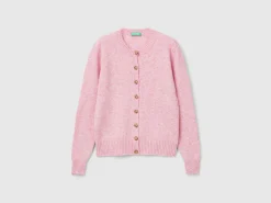 Cardigan in pure Shetland wool