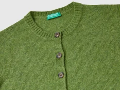 Cardigan in pure Shetland wool