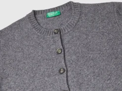 Cardigan in pure Shetland wool