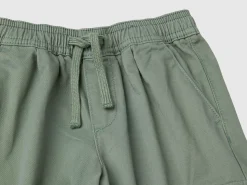 Cargo trousers with drawstring