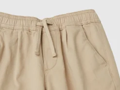 Cargo trousers with drawstring