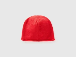 Cashmere blend cap