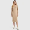 Cashmere blend midi dress