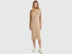 Cashmere blend midi dress