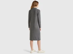 Cashmere blend midi dress