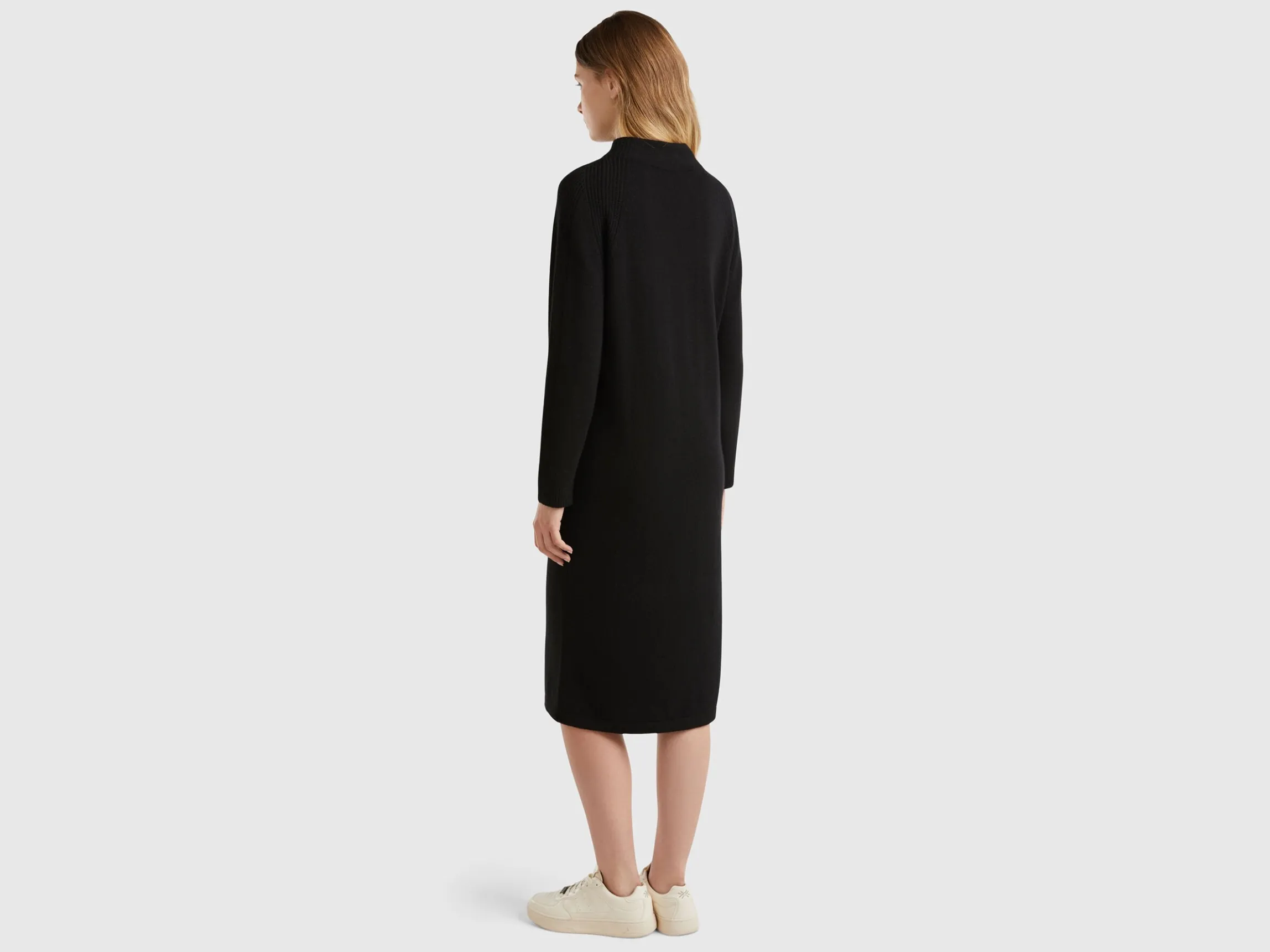 Cashmere blend midi dress