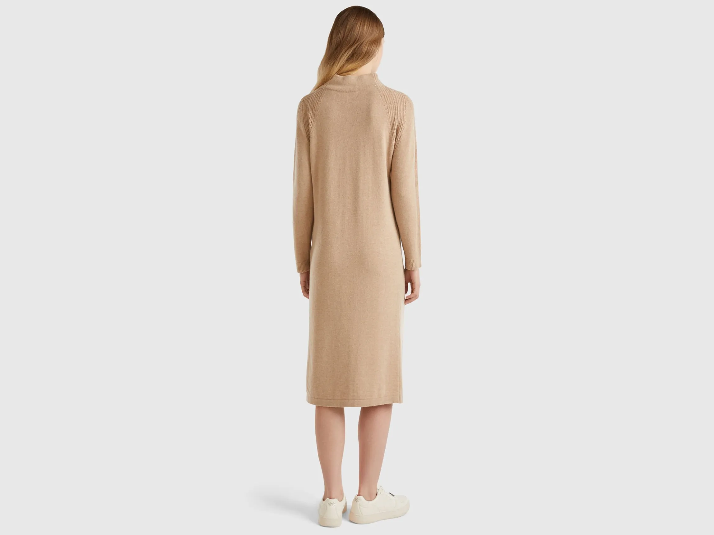 Cashmere blend midi dress