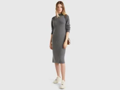 Cashmere blend midi dress