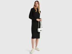 Cashmere blend midi dress