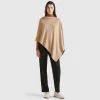 Cashmere blend poncho
