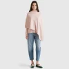 Cashmere blend poncho
