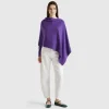 Cashmere blend poncho