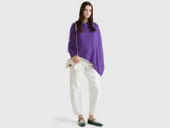 Cashmere blend poncho