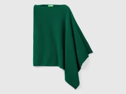 Cashmere blend poncho