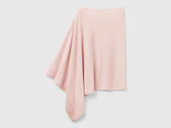 Cashmere blend poncho