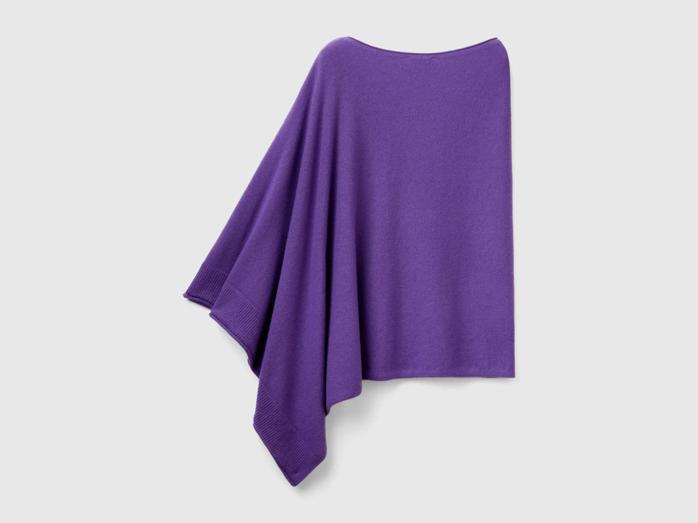 Cashmere blend poncho