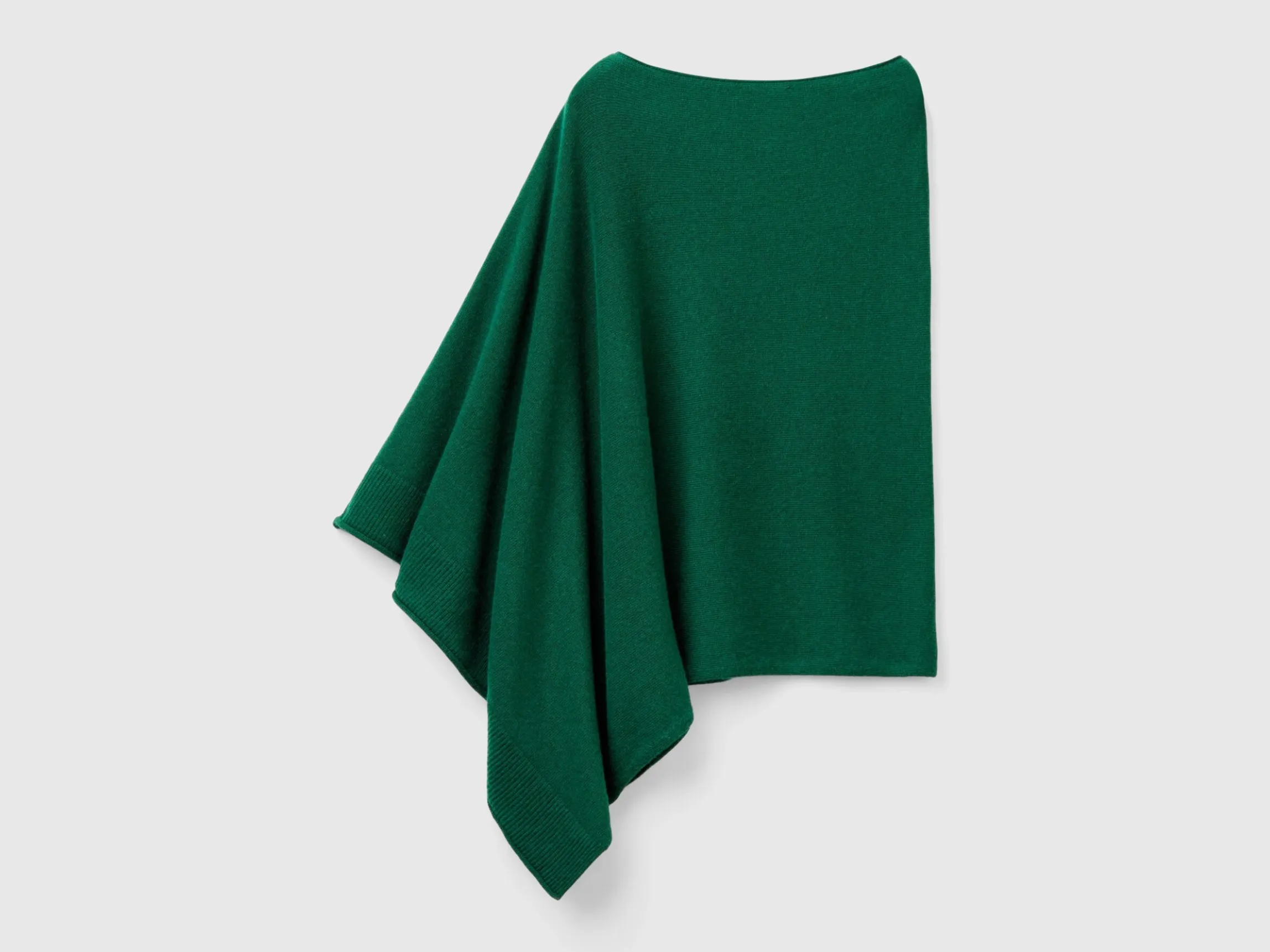 Cashmere blend poncho