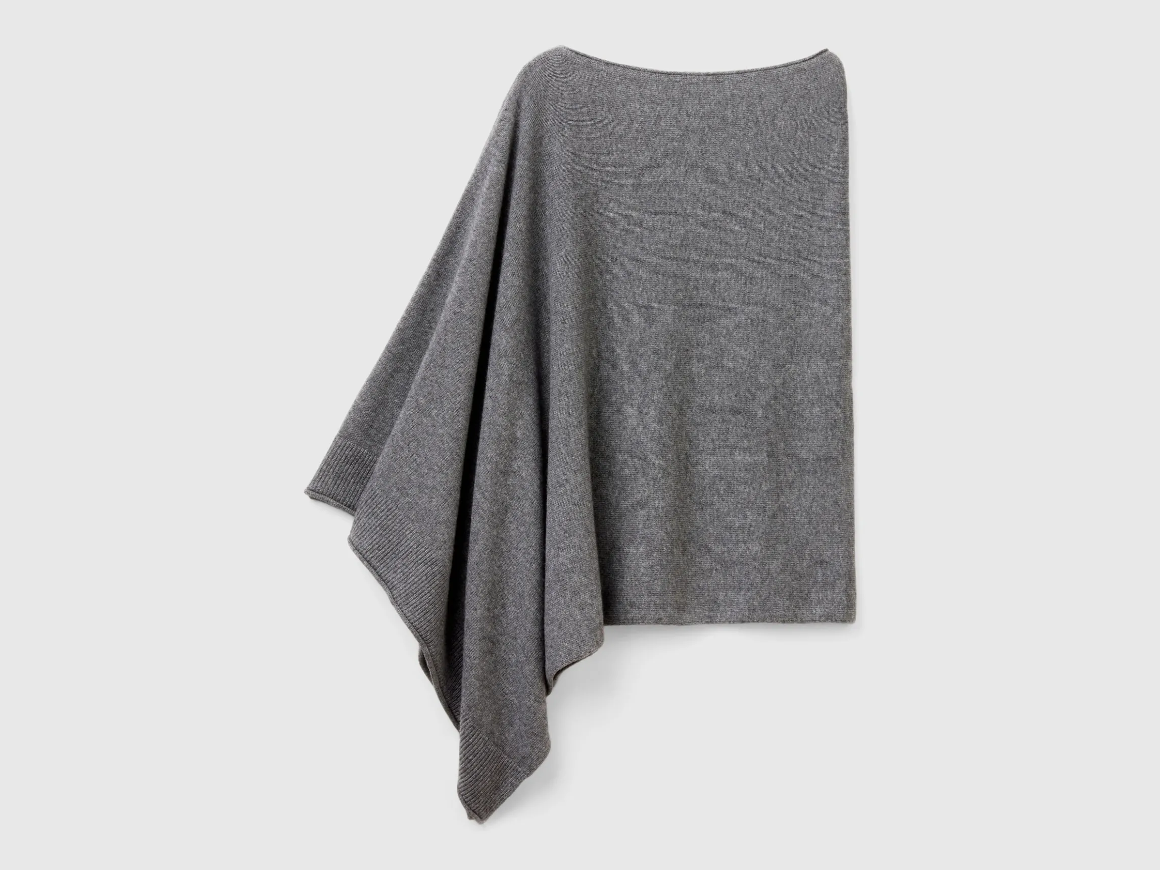Cashmere blend poncho