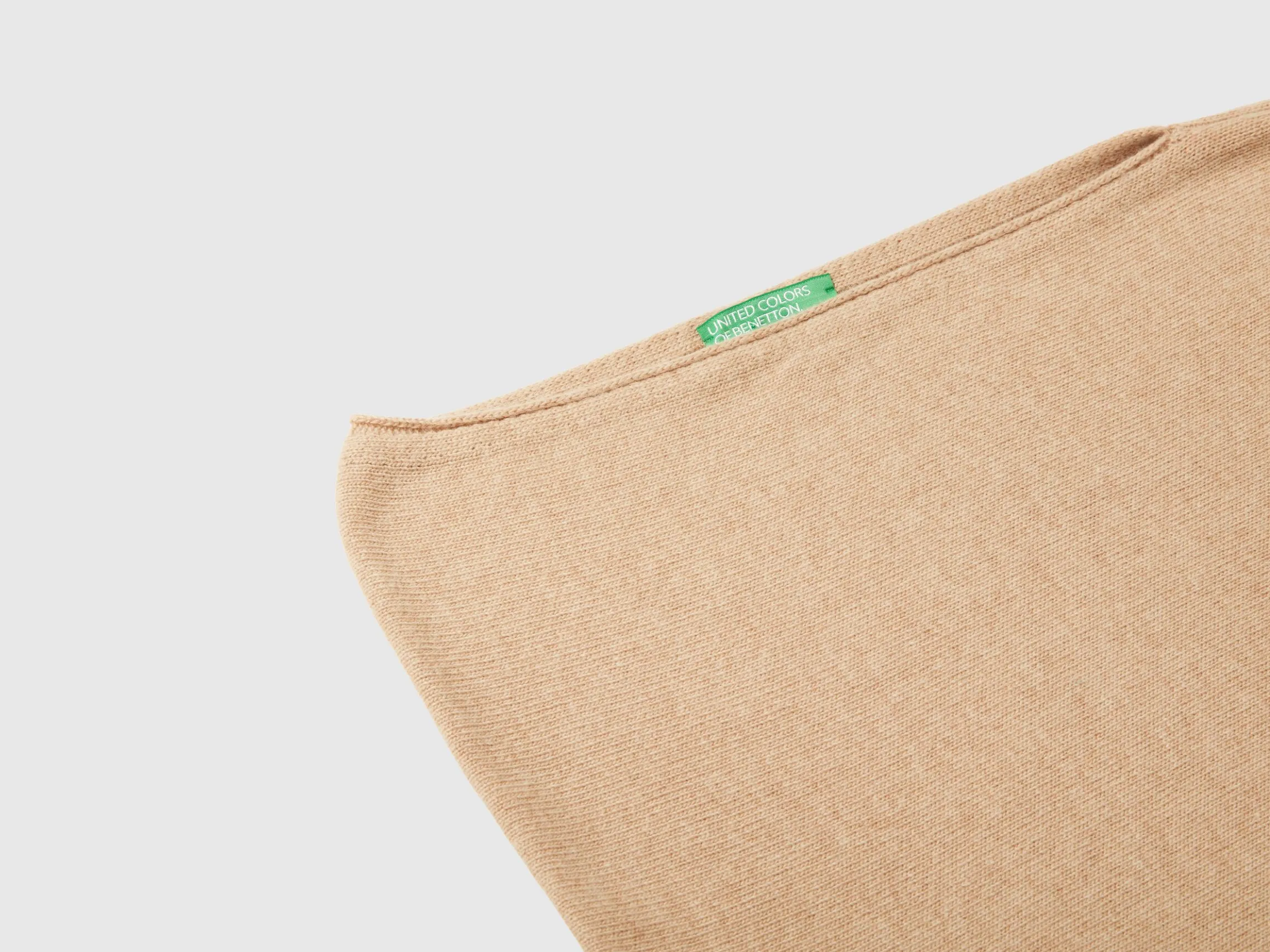 Cashmere blend poncho