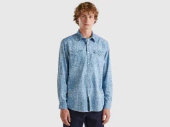 Chambray western shirt