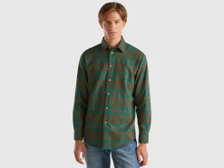 Check flannel shirt