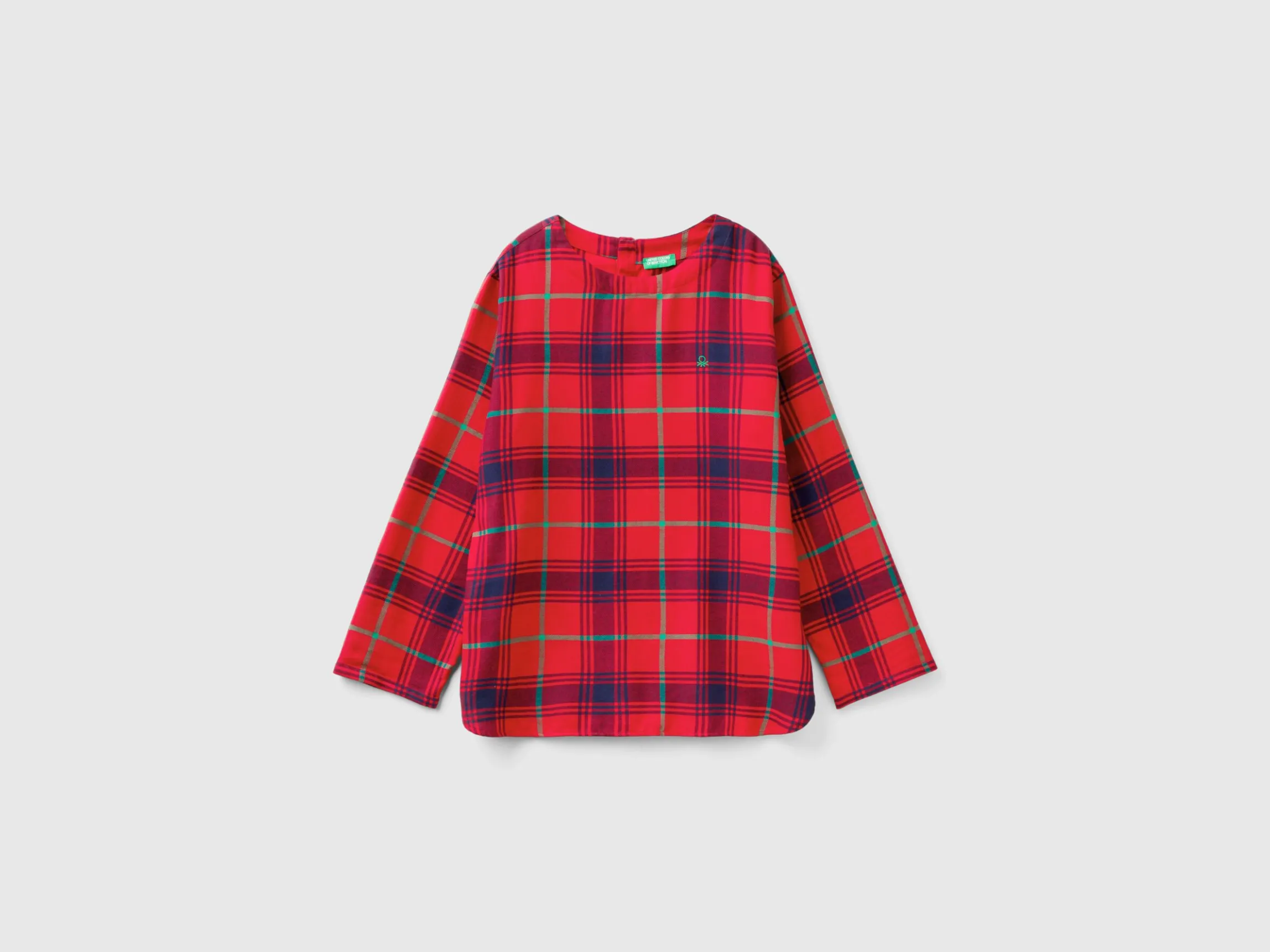 Check flannel top