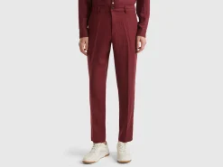 Chinos in pure linen