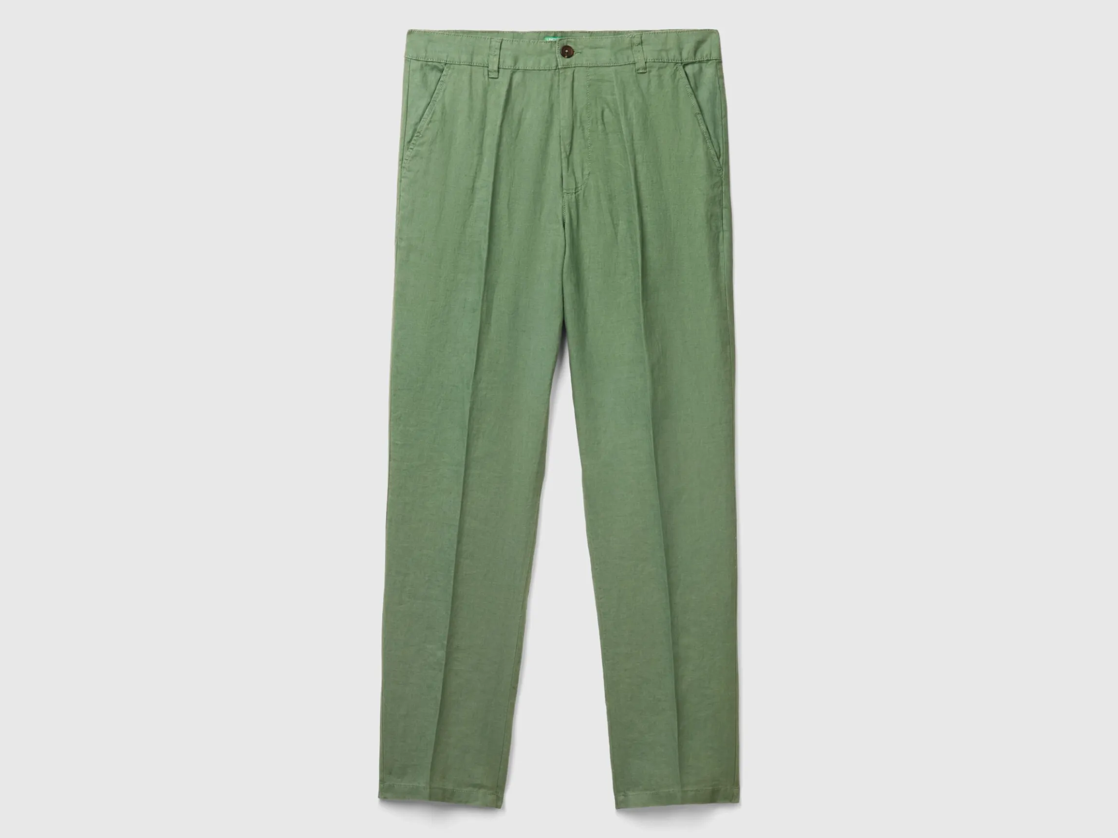 Chinos in pure linen