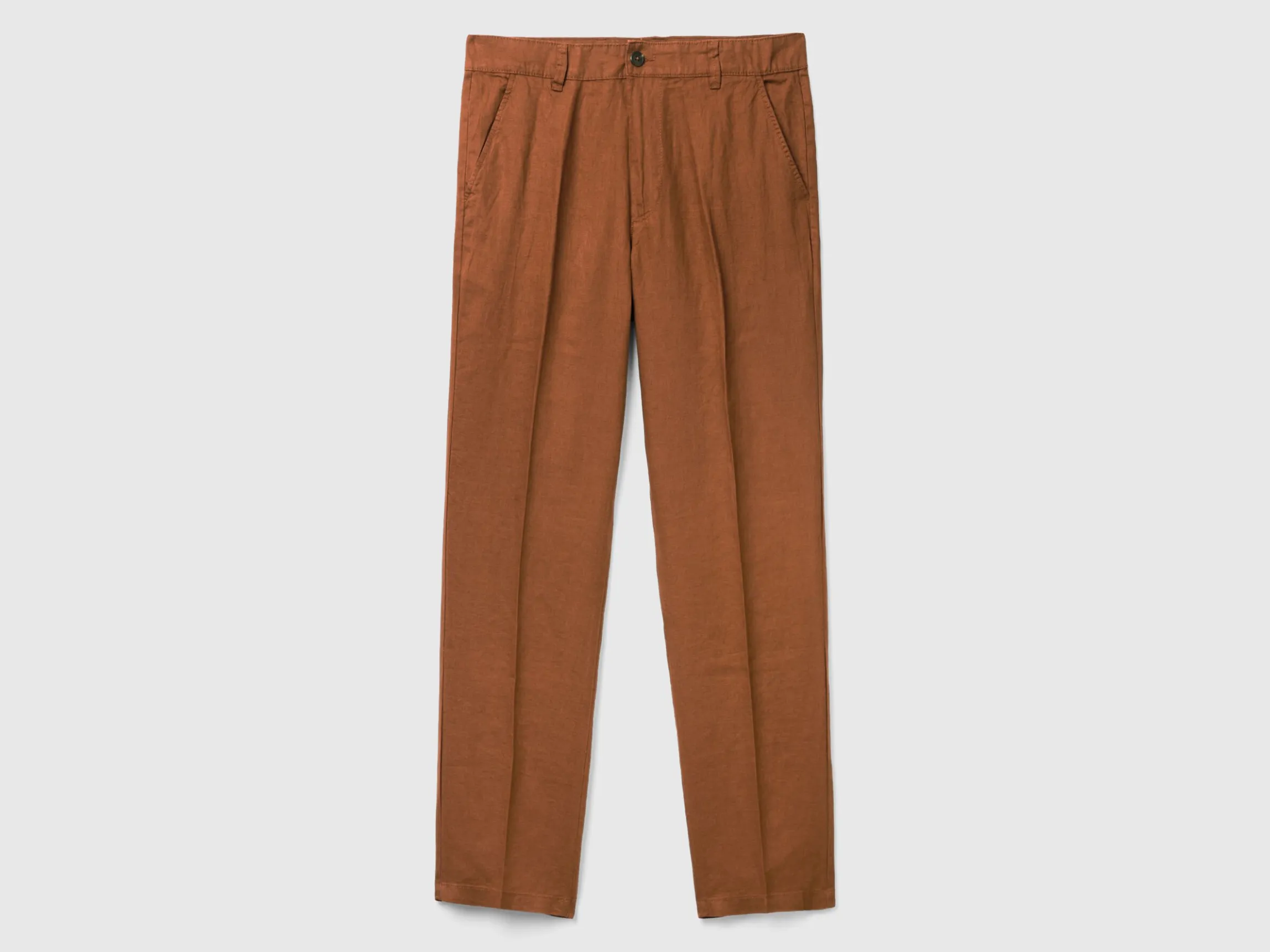 Chinos in pure linen