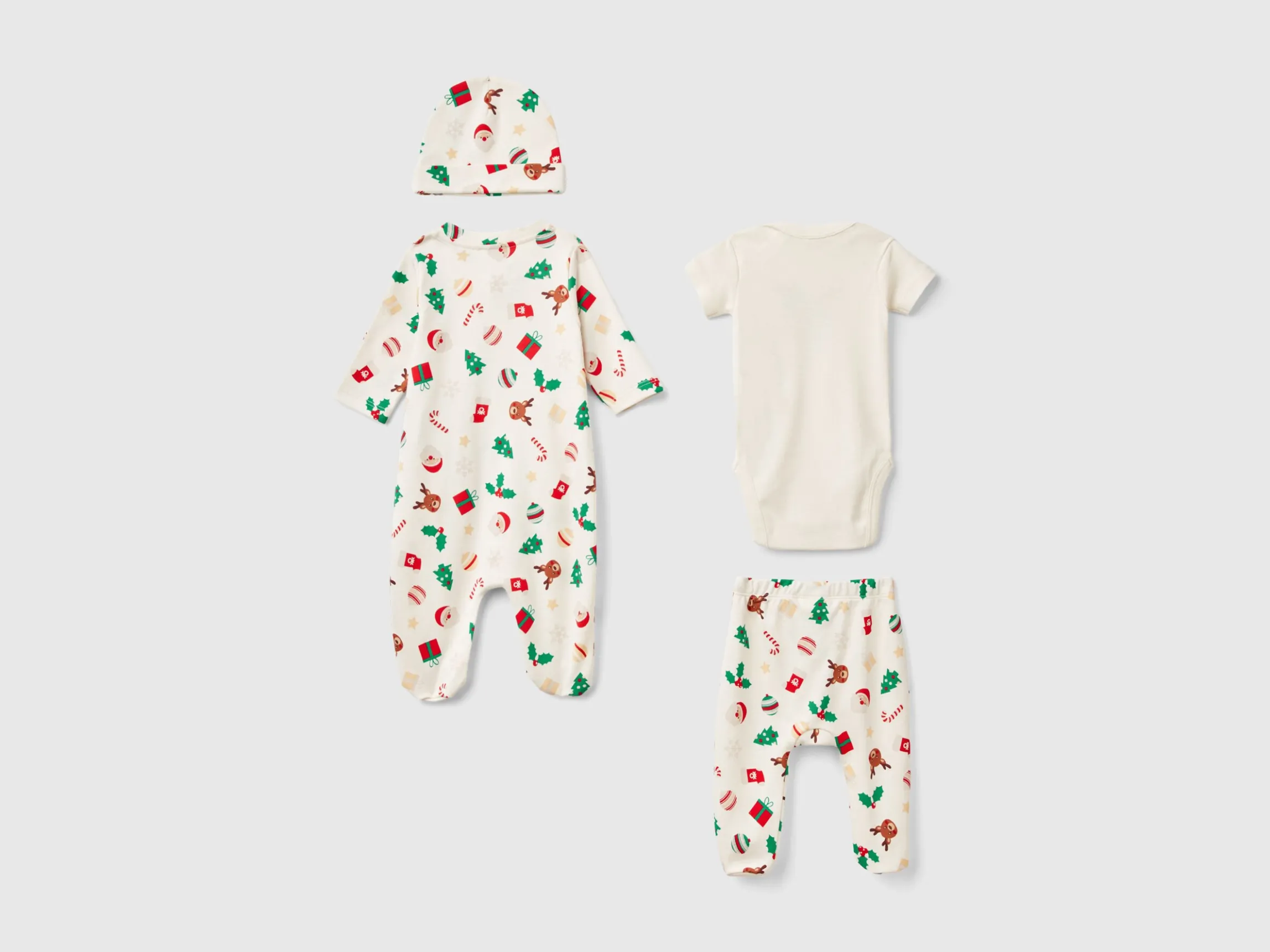 Christmas set in pure cotton