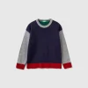 Color block sweater