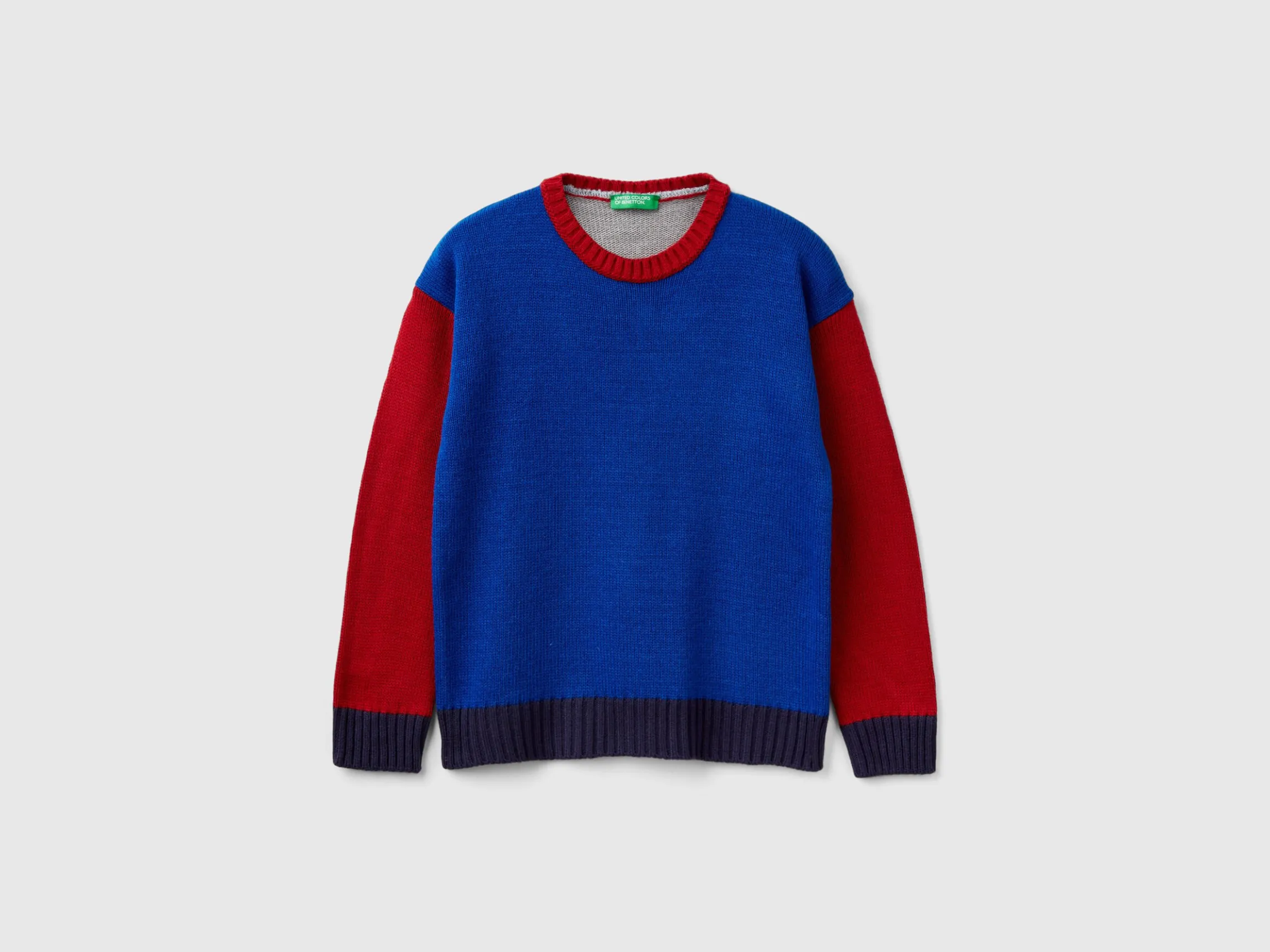 Color block sweater