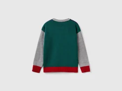 Color block sweater