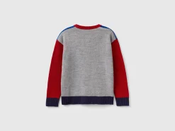 Color block sweater