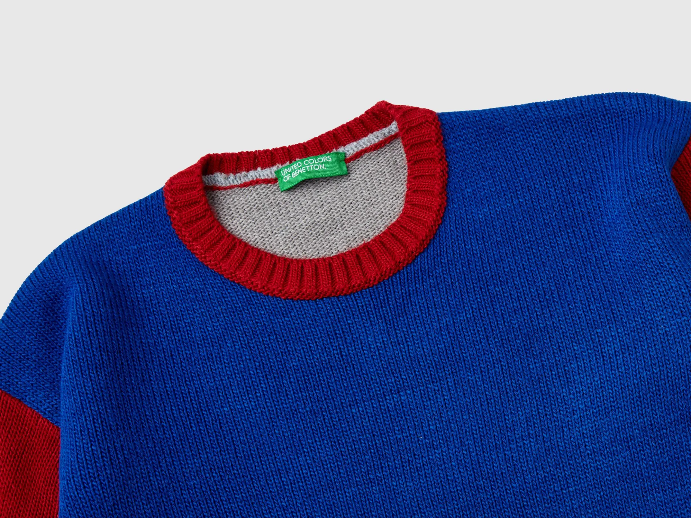 Color block sweater