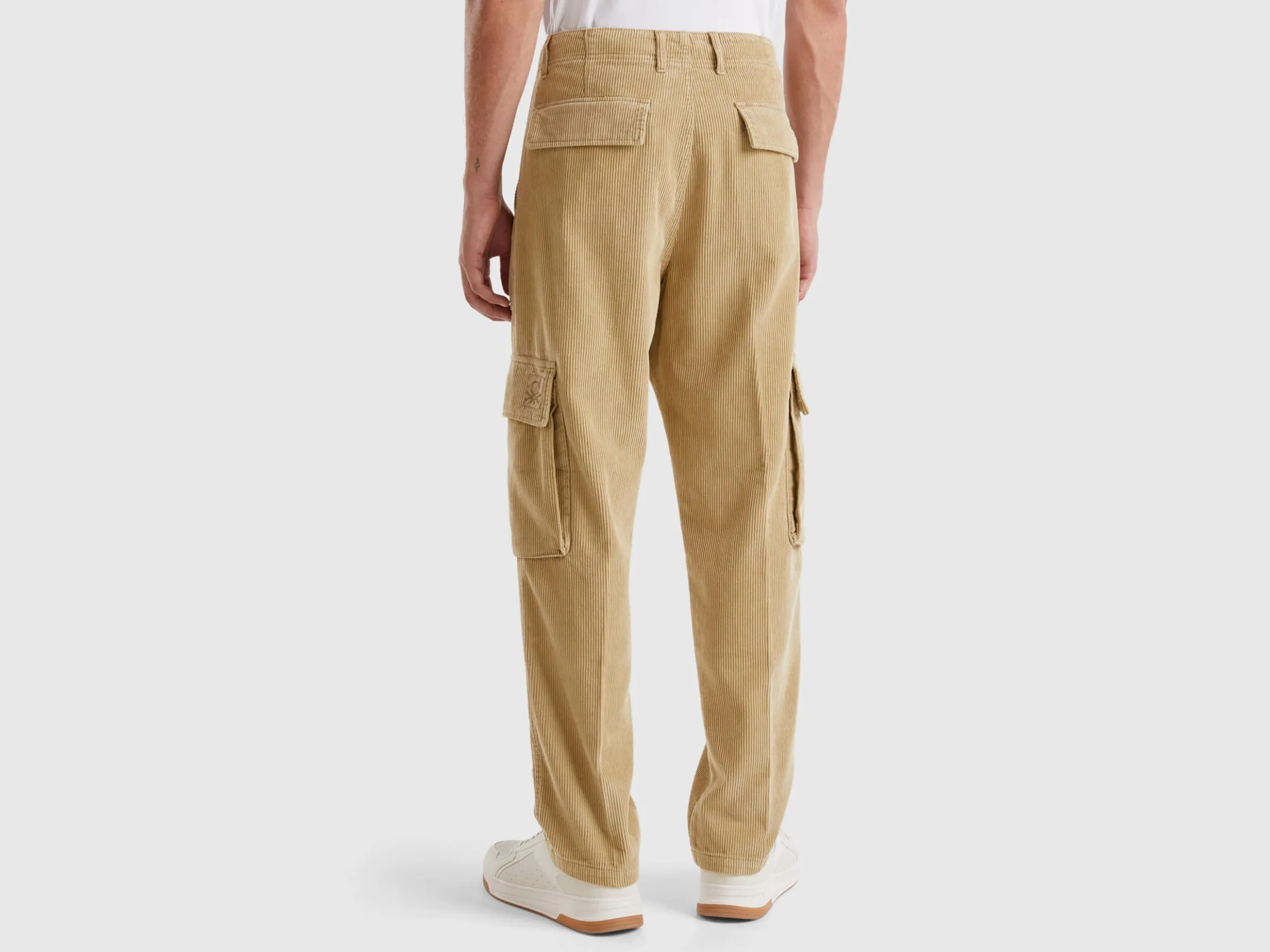 Corduroy cargo trousers