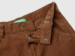 Corduroy cargo trousers