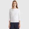 100% cotton boat neck sweater