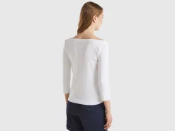 100% cotton boat neck sweater