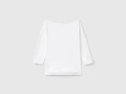 100% cotton boat neck sweater