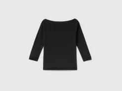 100% cotton boat neck sweater