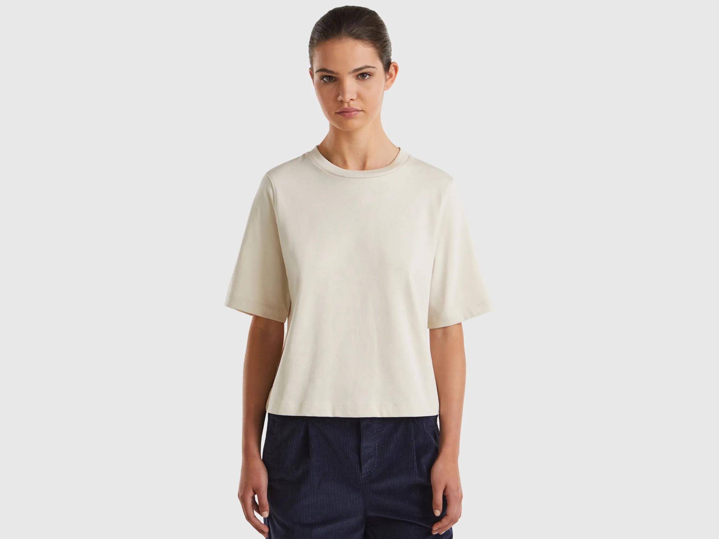 100% cotton boxy fit t-shirt