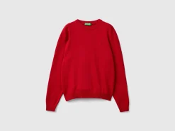 100% cotton crew neck sweater