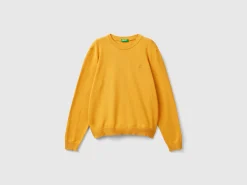 100% cotton crew neck sweater