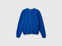 100% cotton crew neck sweater