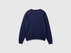 100% cotton crew neck sweater