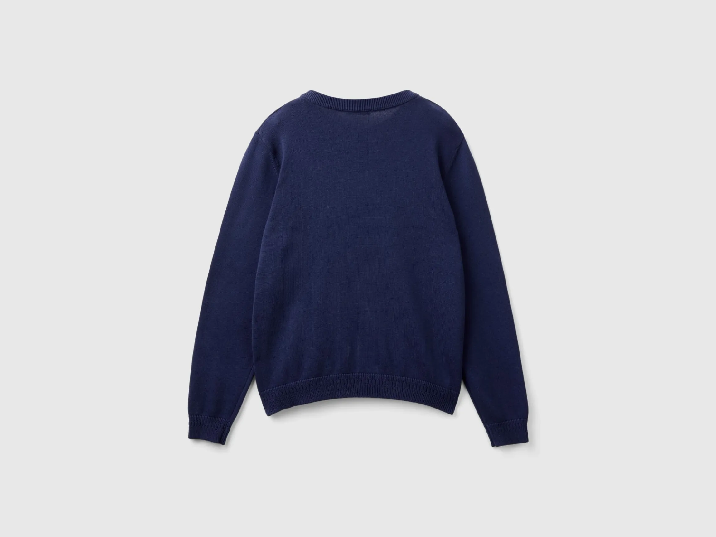 100% cotton crew neck sweater